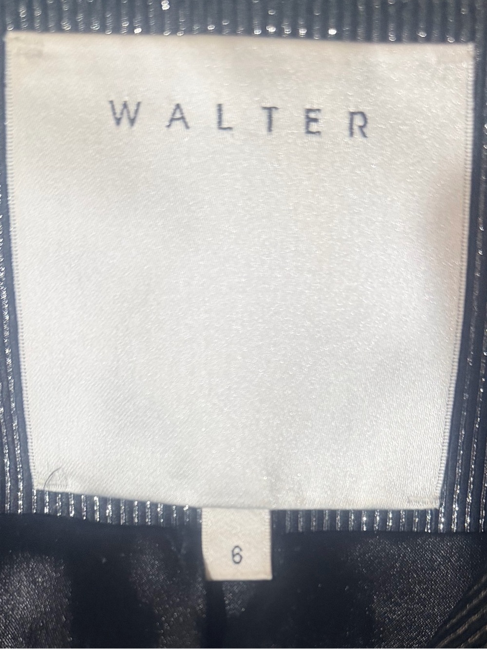 Walter Metallic Black Women's Blazer Jacket - Picture 12 of 12